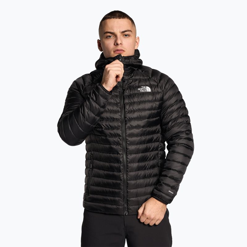 Men's down jacket The North Face Bettaforca Lt Down Hoodie black/black