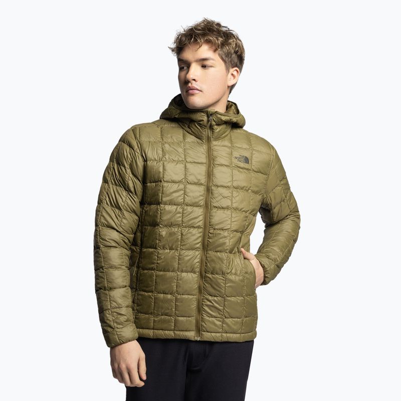 Men's down jacket The North Face Thermoball Eco Hoodie 2.0 green NF0A5GLK37U1