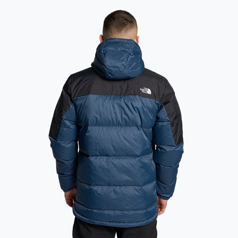 Men's down jacket The North Face Diablo Down Hoodie shady blue/black 2