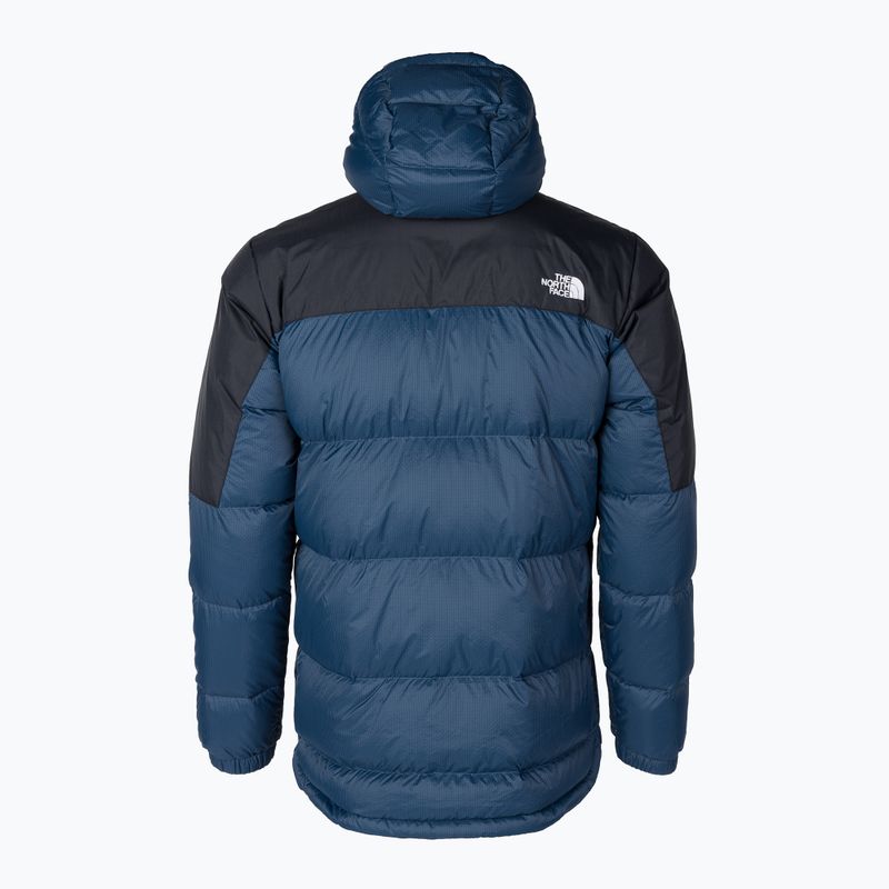 Men's down jacket The North Face Diablo Down Hoodie shady blue/black 7