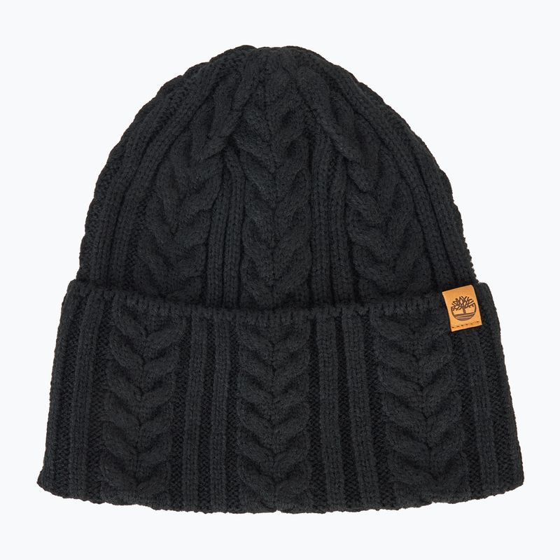 Women's winter beanie Timberland Cable Beanie black