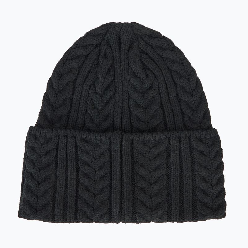 Women's winter beanie Timberland Cable Beanie black 2