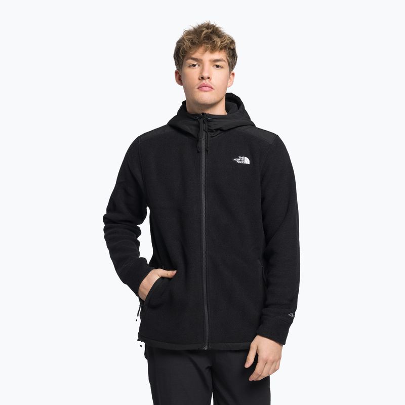 Men's fleece sweatshirt The North Face Alpine Polartec 200 FZ Hooded black NF0A7UJ7KX71