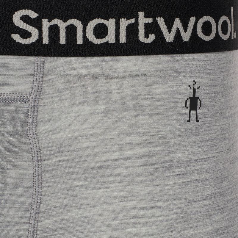 Men's thermal boxer briefs Smartwool Merino Boxer Brief light grey heather 3