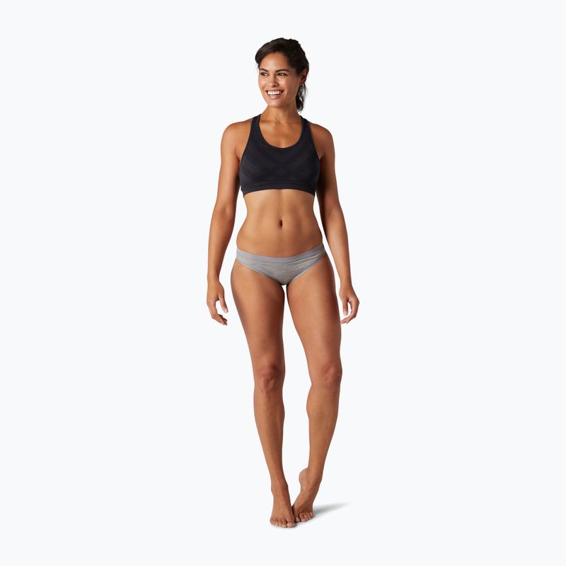 Women's Smartwool Merino Boxed thermal briefs light grey heather 2