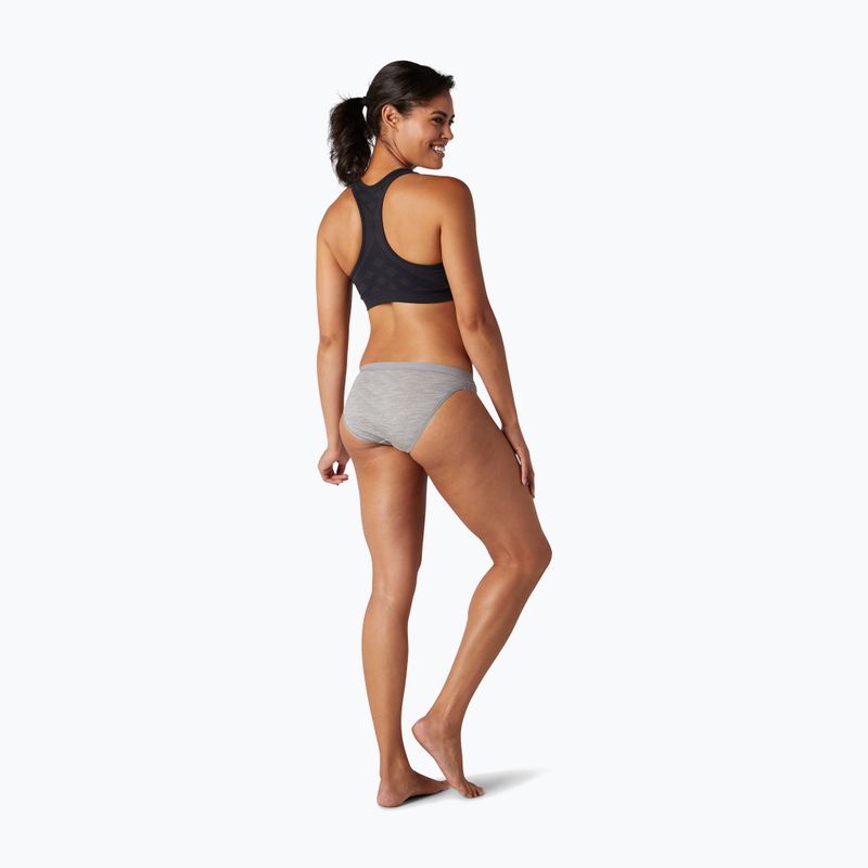 Women's Smartwool Merino Boxed thermal briefs light grey heather 3