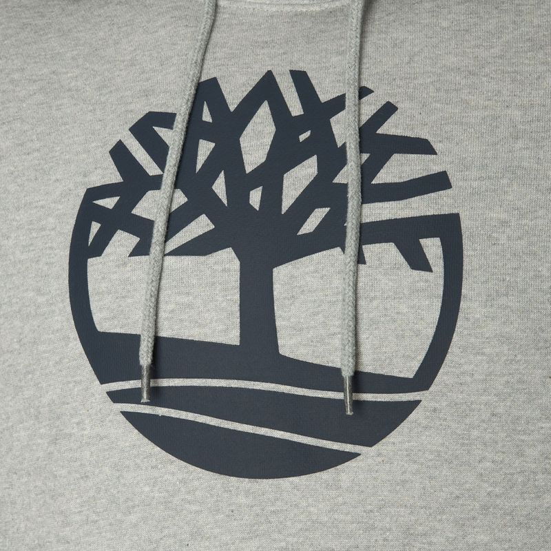 Men's Timberland Tree Logo Hoodie medium grey heather 3