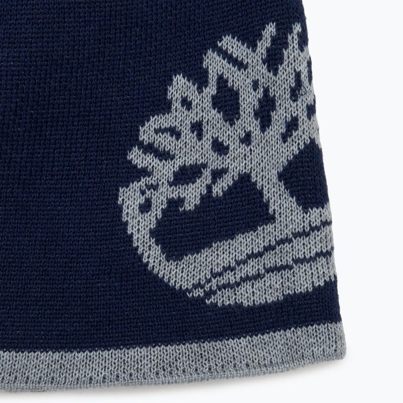 Men's Timberland Reversible Logo Beanie peacoat winter cap 2