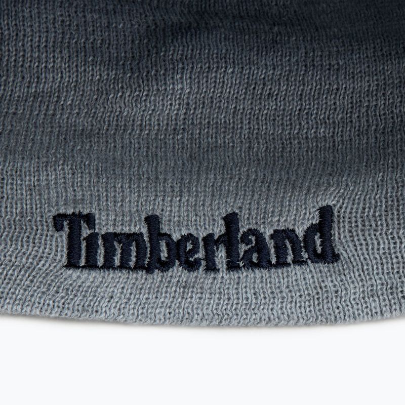 Men's Timberland Reversible Logo Beanie peacoat winter cap 4