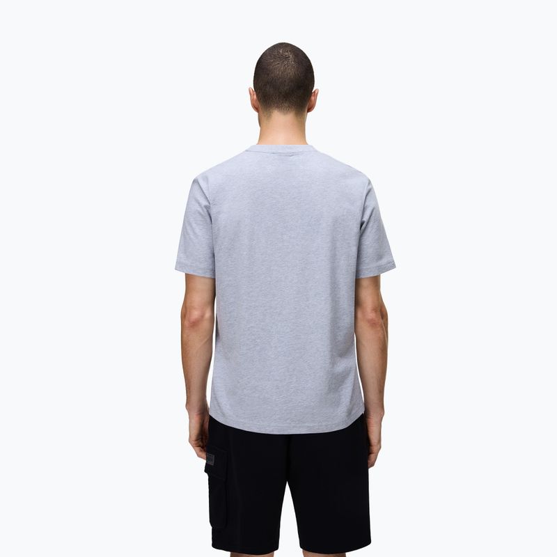 Men's T-shirt Napapijri S-Box Logo light grey melange 2