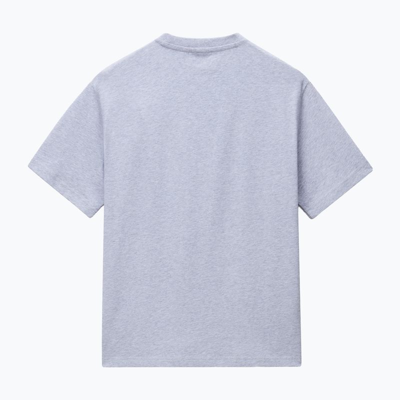 Men's T-shirt Napapijri S-Box Logo light grey melange 5