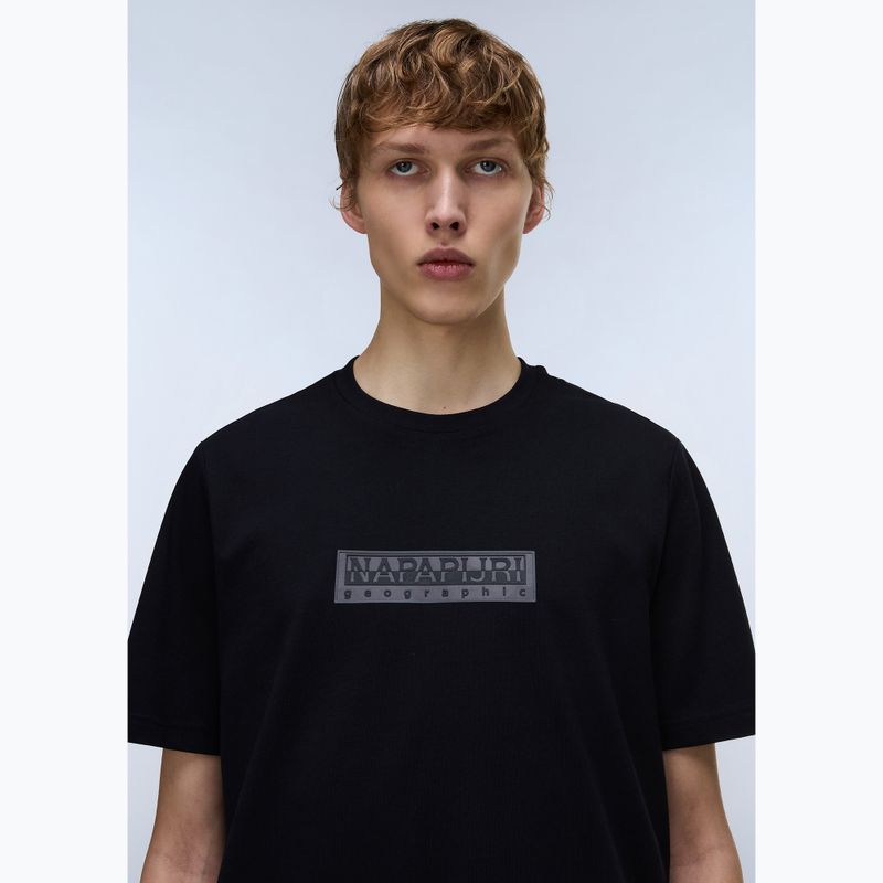 Men's T-shirt Napapijri S-Box Logo black beauty 3