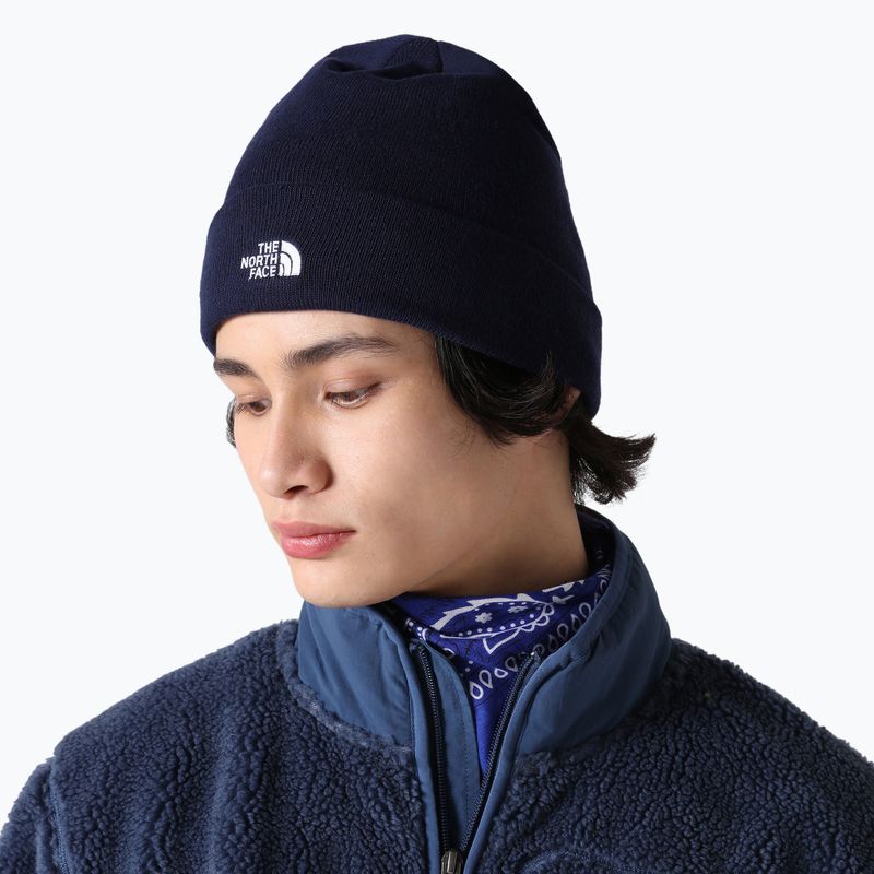 Men's trekking cap The North Face Norm Beanie summit navy 3