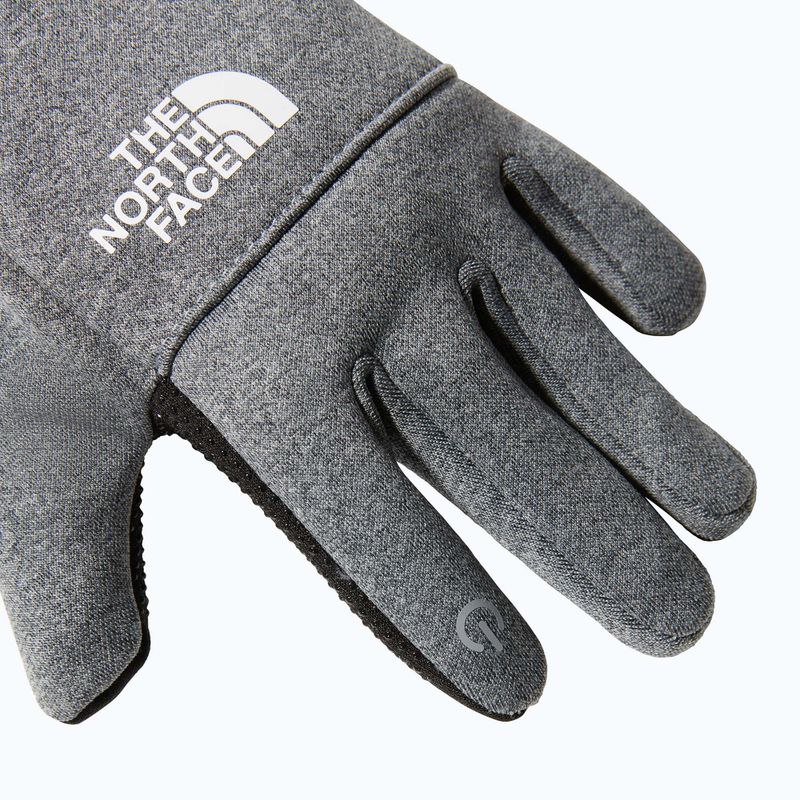 Children's trekking gloves The North Face Recycled Etip medium grey heather 7