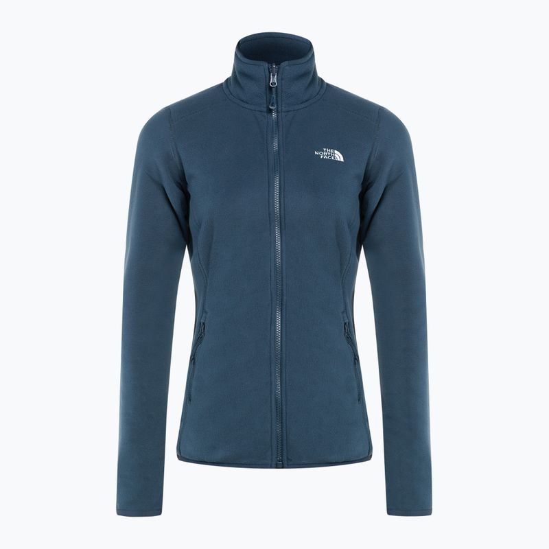 Women's fleece sweatshirt The North Face 100 Glacier FZ navy blue NF0A5IHO8K21
