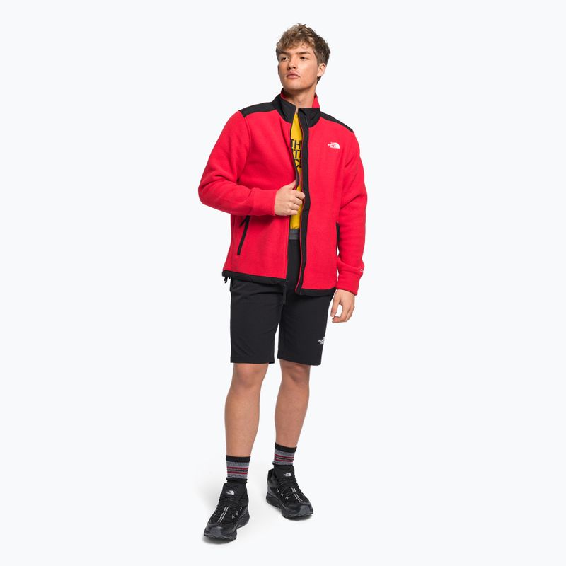 Men's fleece sweatshirt The North Face Alpine Polartec 200 FZ red NF0A7WWLKZ31 2