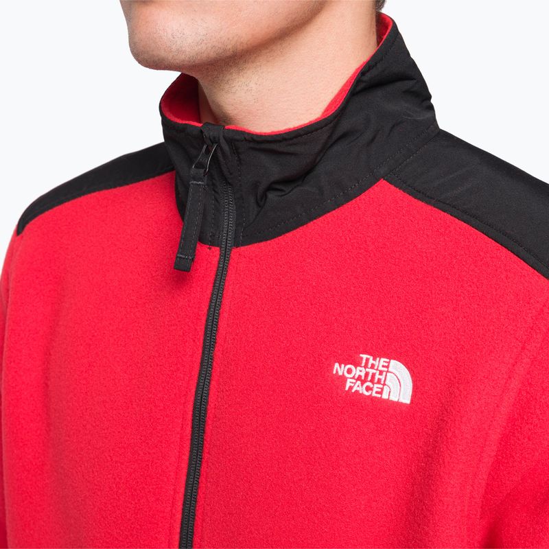 Men's fleece sweatshirt The North Face Alpine Polartec 200 FZ red NF0A7WWLKZ31 6