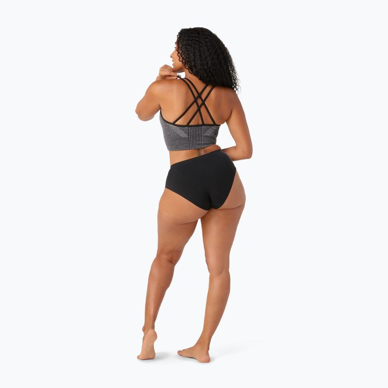 Smartwool Intraknit Strappy thermal bra black heather 3