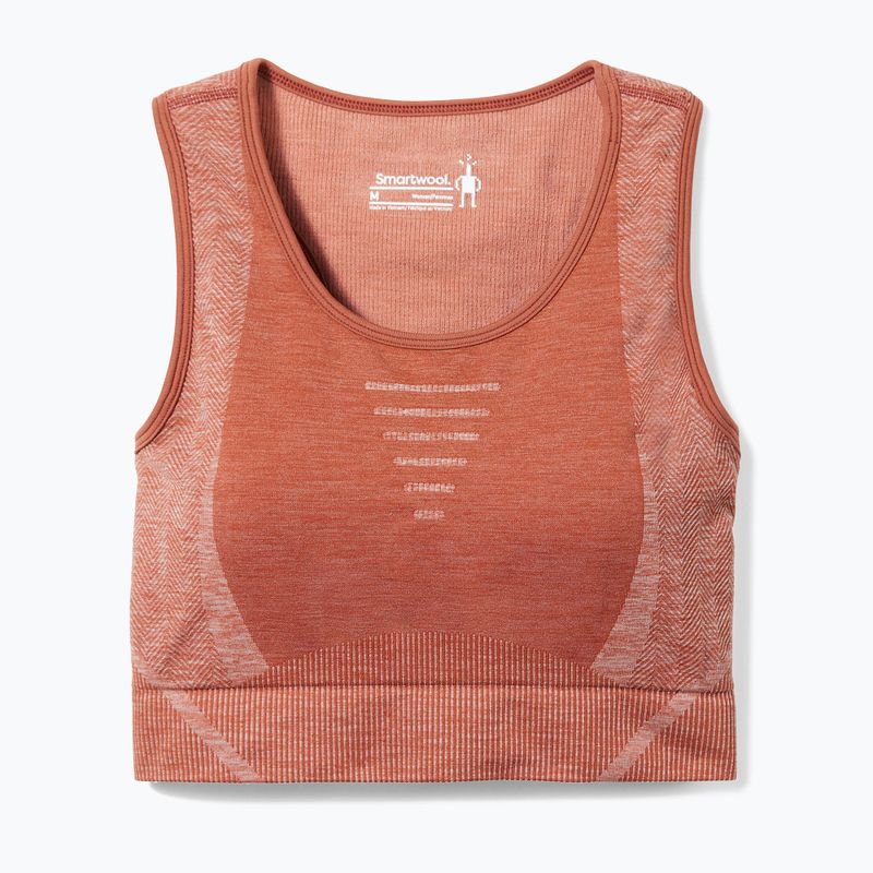 Smartwool Intraknit Racerback thermal bra copper 4