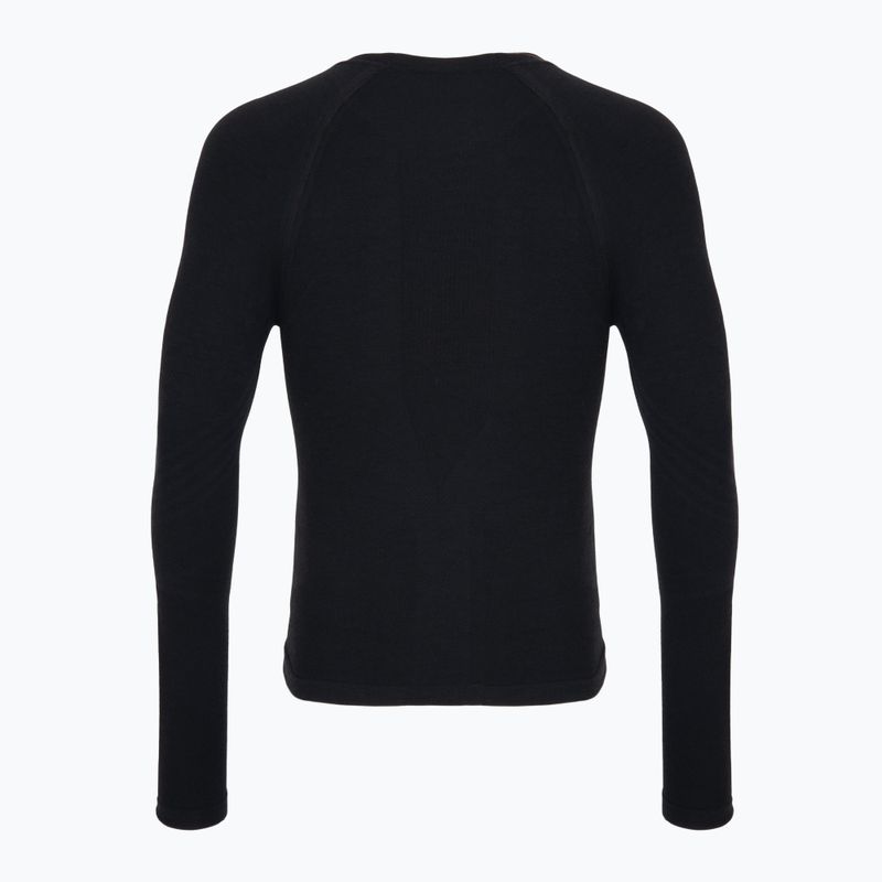 Men's thermal active sweatshirt Smartwool Intraknit Active Base Layer black 2