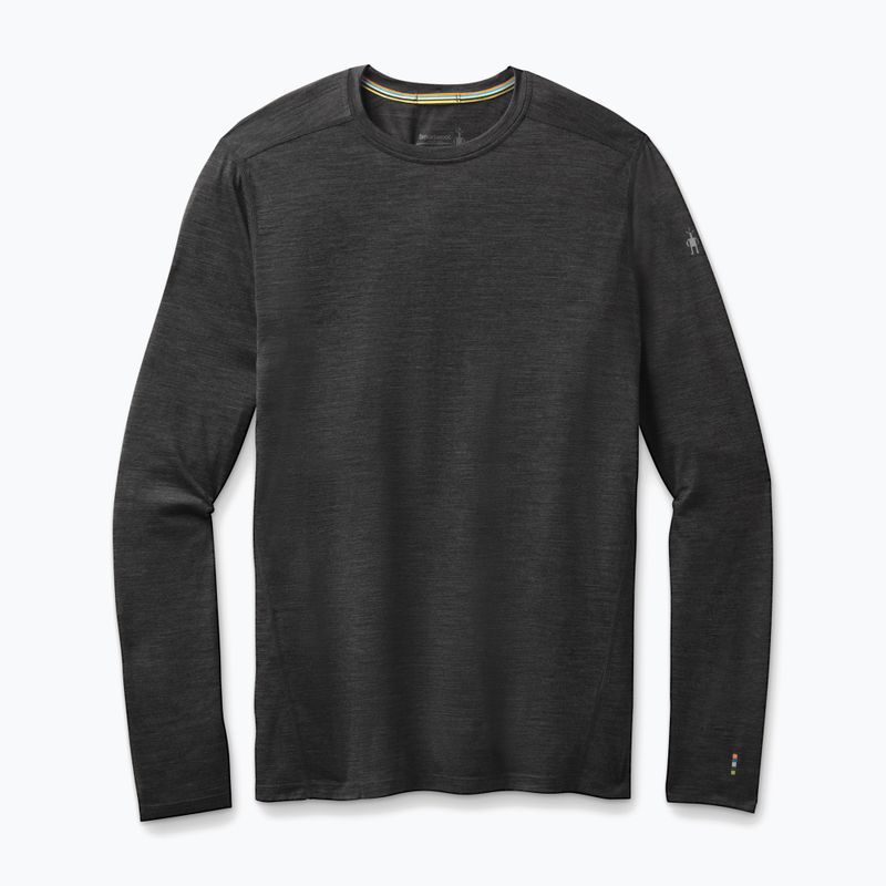 Men's thermal active sweatshirt Smartwool Classic All-Season Merino Baselayer Boxed iron heather 6