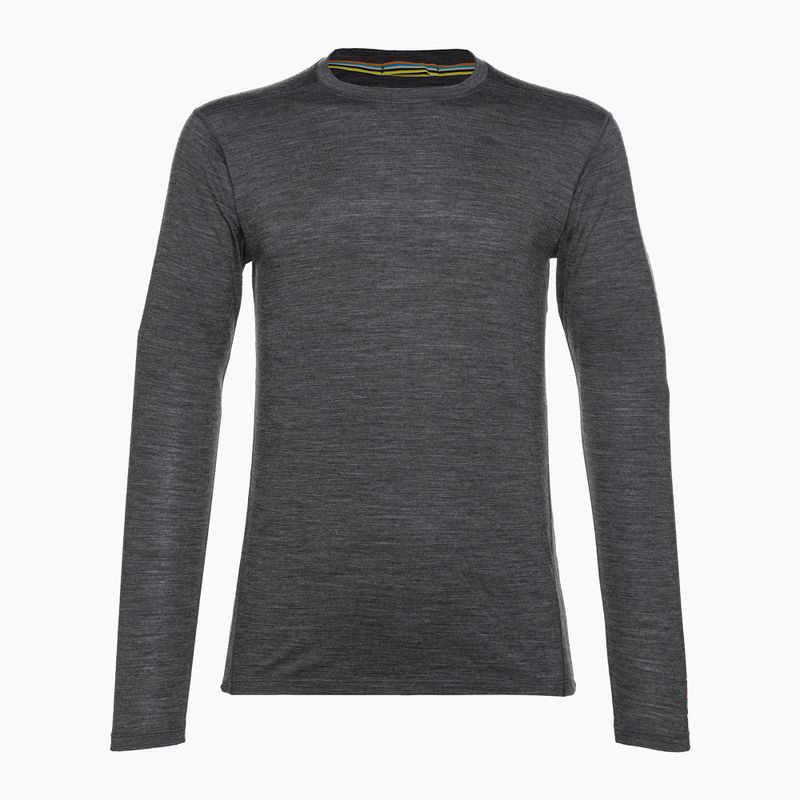 Men's thermal active sweatshirt Smartwool Classic All-Season Merino Baselayer Boxed iron heather 3