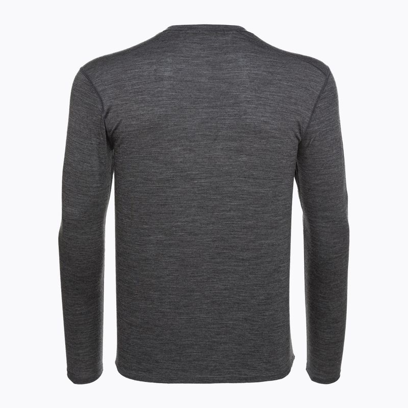 Men's thermal active sweatshirt Smartwool Classic All-Season Merino Baselayer Boxed iron heather 4