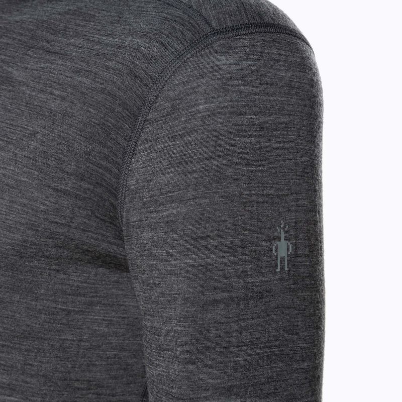 Men's thermal active sweatshirt Smartwool Classic All-Season Merino Baselayer Boxed iron heather 5