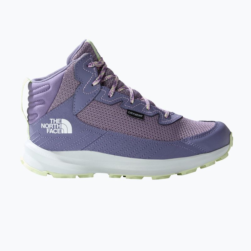 The North Face Fastpack Hiker Mid Wp lunar slate/lupine children's trekking boots 12