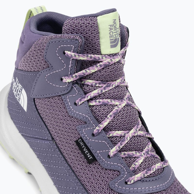 The North Face Fastpack Hiker Mid Wp lunar slate/lupine children's trekking boots 8