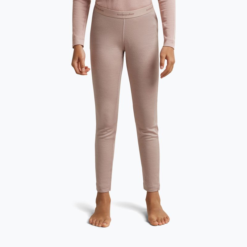 Children's thermal trousers icebreaker Kids 200 Oasis Leggings pink quartz 3