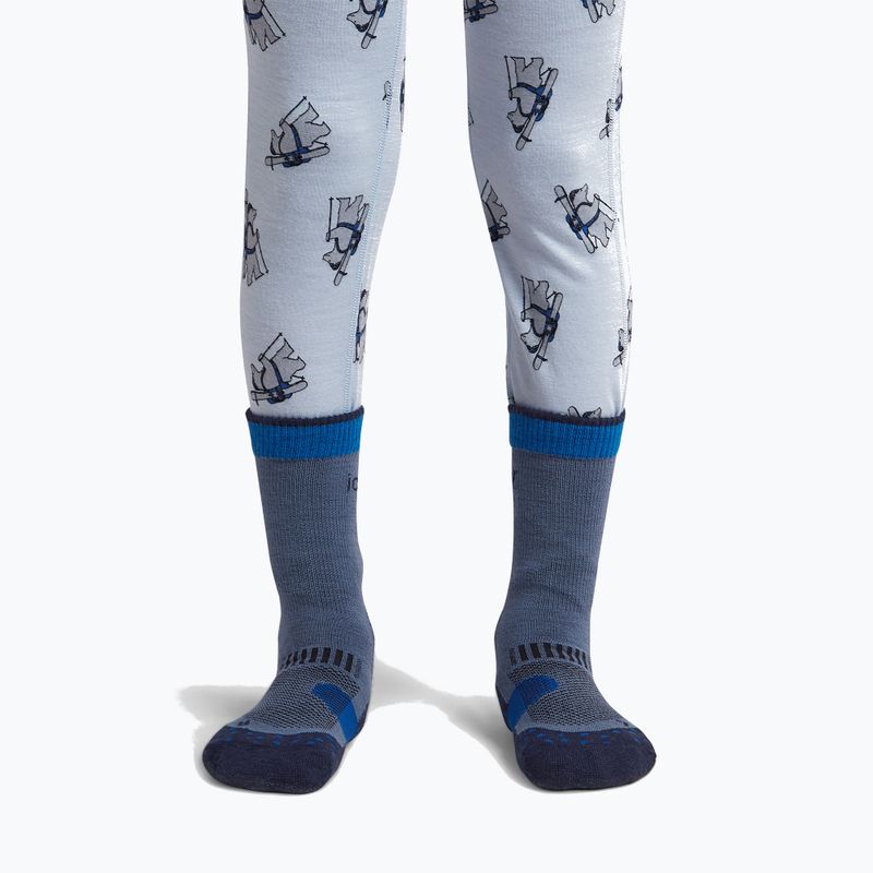 Children's socks Icebreaker Merino Hike+ Light Crew dawn/midnight navy/lazuri 3