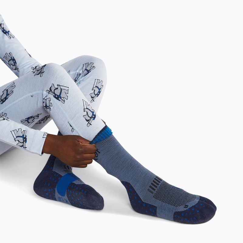 Children's socks Icebreaker Merino Hike+ Light Crew dawn/midnight navy/lazuri 4