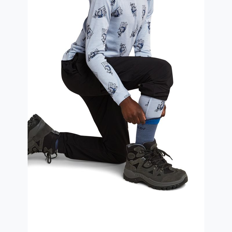Children's socks Icebreaker Merino Hike+ Light Crew dawn/midnight navy/lazuri 5