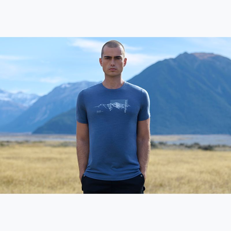Men's thermal shirt Icebreaker Merino 150 Tech Lite Pure Altitude Dawn 8