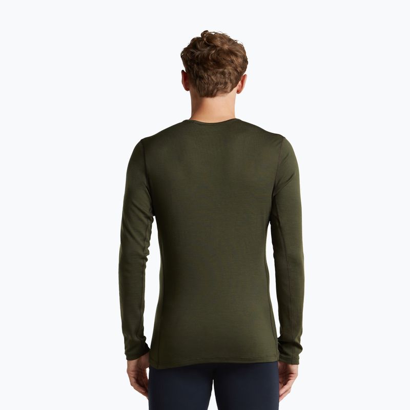 Men's thermal sweatshirt Icebreaker 260 Tech Crewe Dark Loden 3