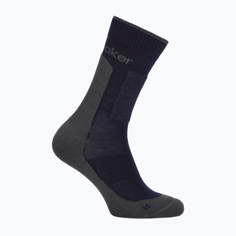 Men's socks Icebreaker Merino Hike+ Medium Crew midnight navy/obsidian 2