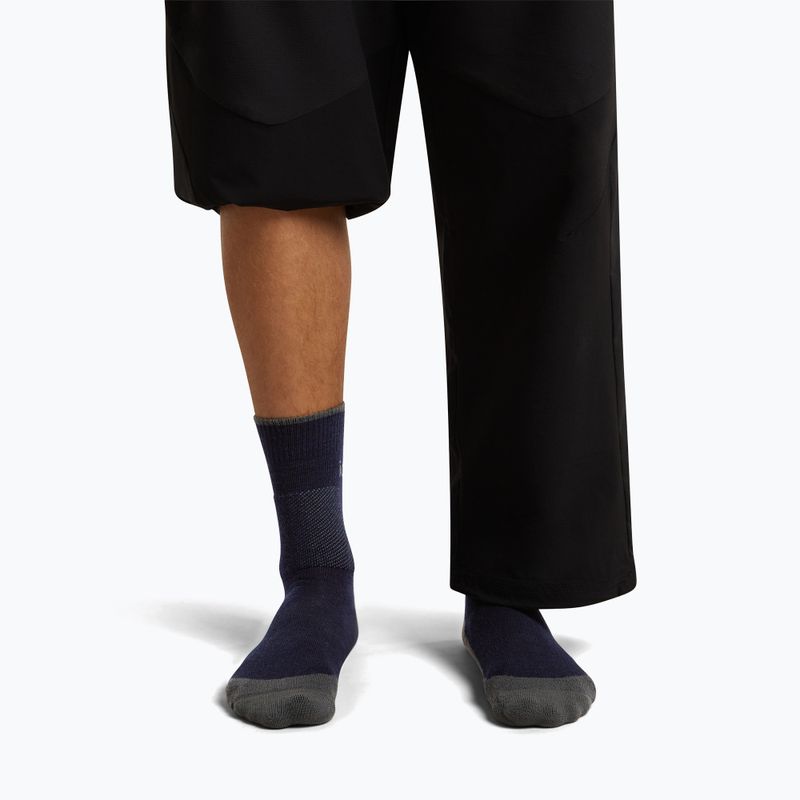 Men's socks Icebreaker Merino Hike+ Medium Crew midnight navy/obsidian 3