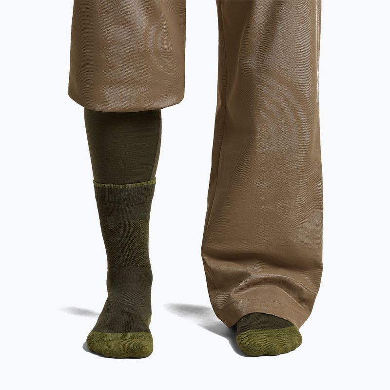 Men's socks Icebreaker Merino Hike+ Medium Crew dark loden/sphagnum 3