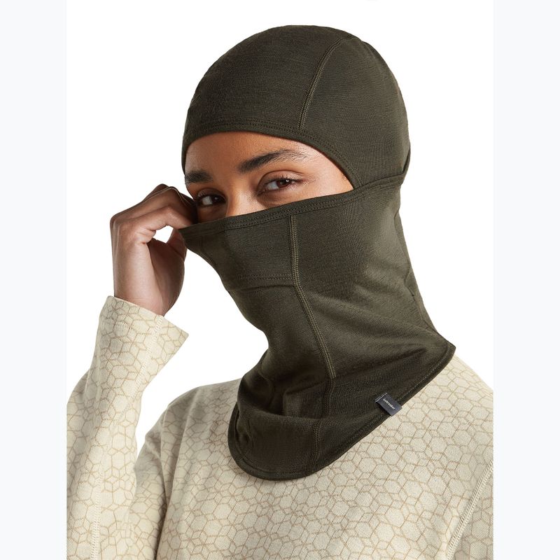 Balaclava icebreaker Oasis Balaclava dark loden 8