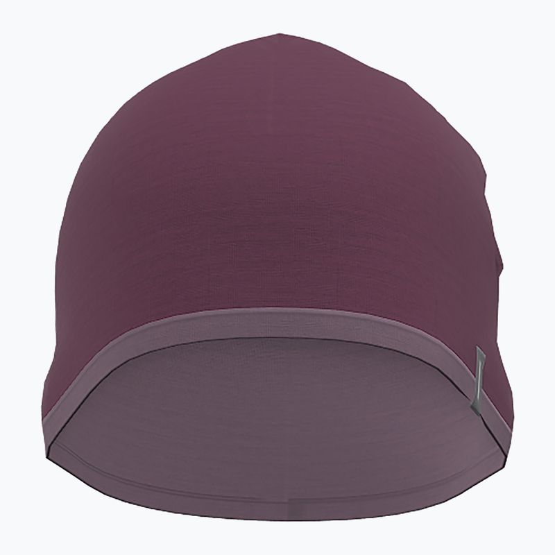 Hat icebreaker Merino 200 Oasis Reversible Beanie berry/grey plum 2