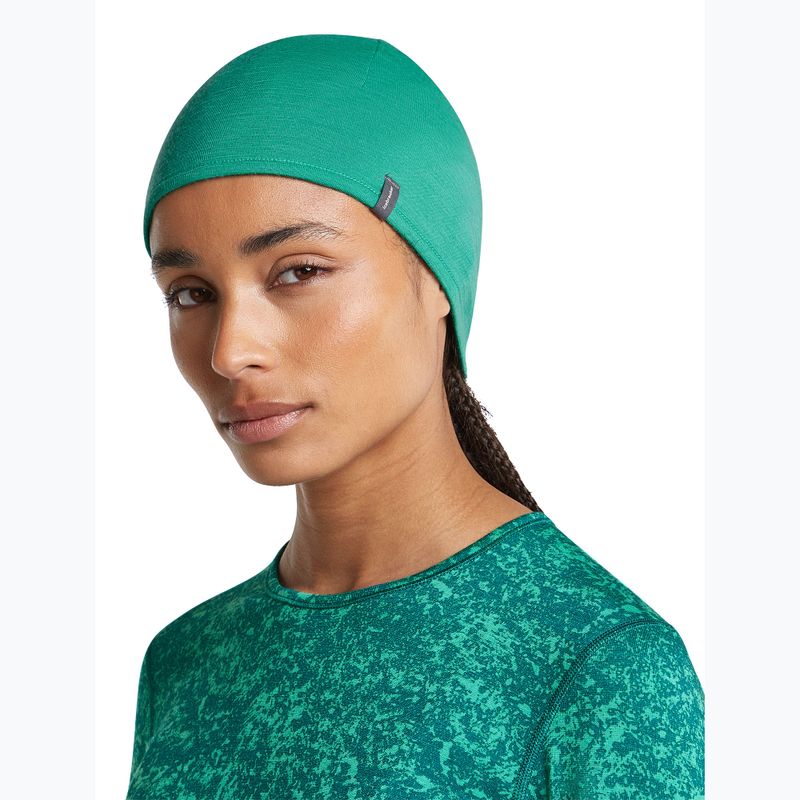Hat icebreaker Merino 200 Oasis Reversible Beanie tidal teal/fresh 12