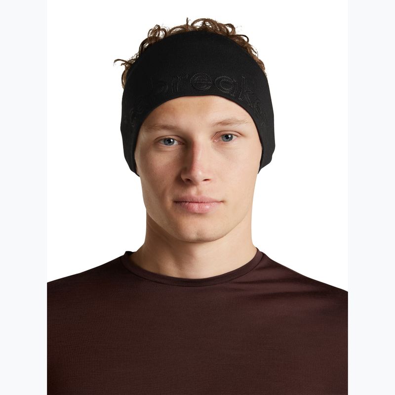 Headband icebreaker Merino 260 Tech black 4
