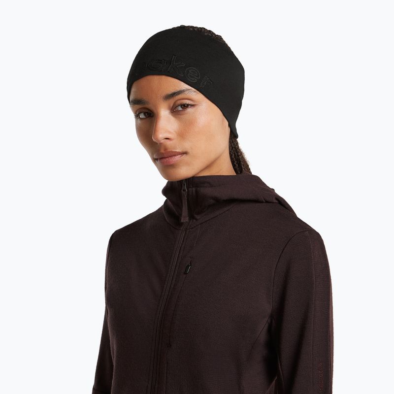 Headband icebreaker Merino 260 Tech black 7