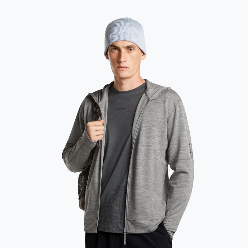 Winter hat icebreaker Merino All Day Toque Beanie zinc blue 2