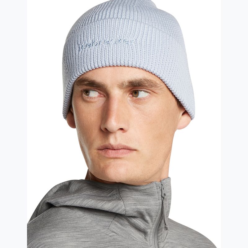 Winter hat icebreaker Merino All Day Toque Beanie zinc blue 4