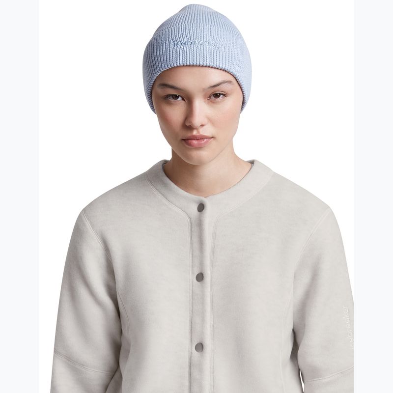 Winter hat icebreaker Merino All Day Toque Beanie zinc blue 6
