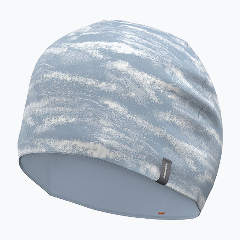 Hat icebreaker Merino 260 Oasis Vertex Reversible Beanie Chillwave snow/zinc blue