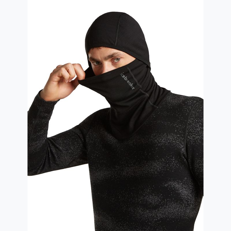 Balaclava Icebreaker Merino 360 RealFleece Elemental Balaclava black 4