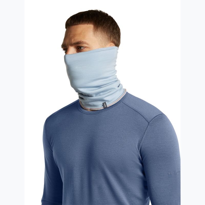 Snood icebreaker Merino 260 Oasis Vertex Reversible Chute Chillwave snow/zinc blue 4